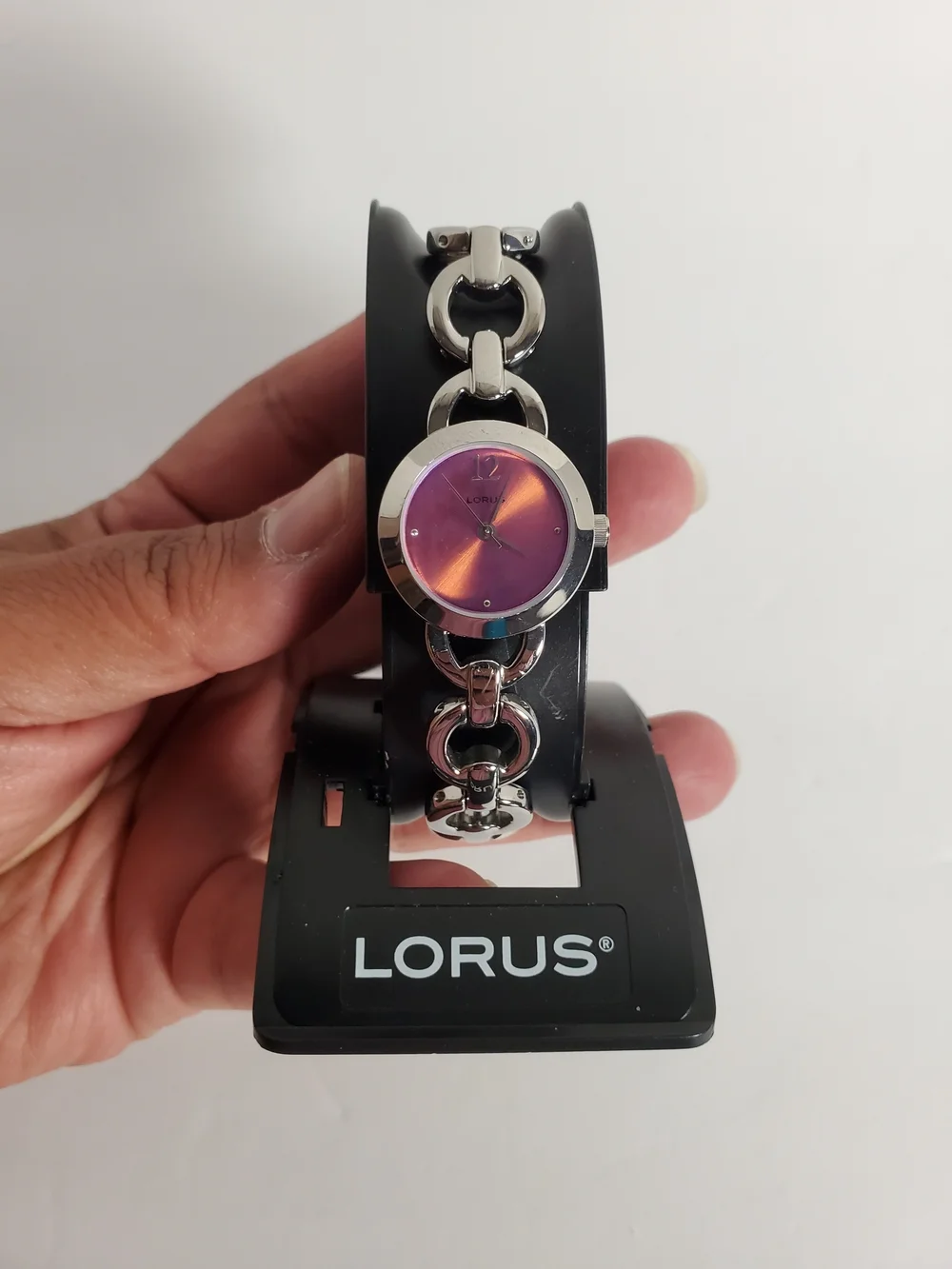 Women's Purple Sunburst Dial Bracelet Watch LORUS by SEIKO